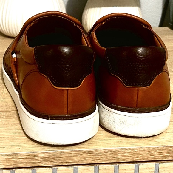 Allen Edmonds Brown Leather Loafers with White Sole main image 4